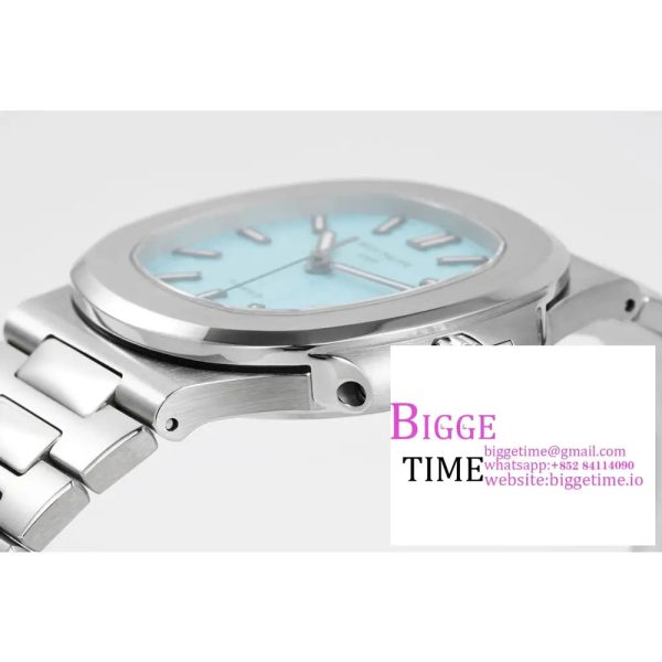 Nautilus 5711 Tiffany PPF 1:1 Best Edition Tiffany Blue Dial on SS Bracelet 324CS V4 - Image 7