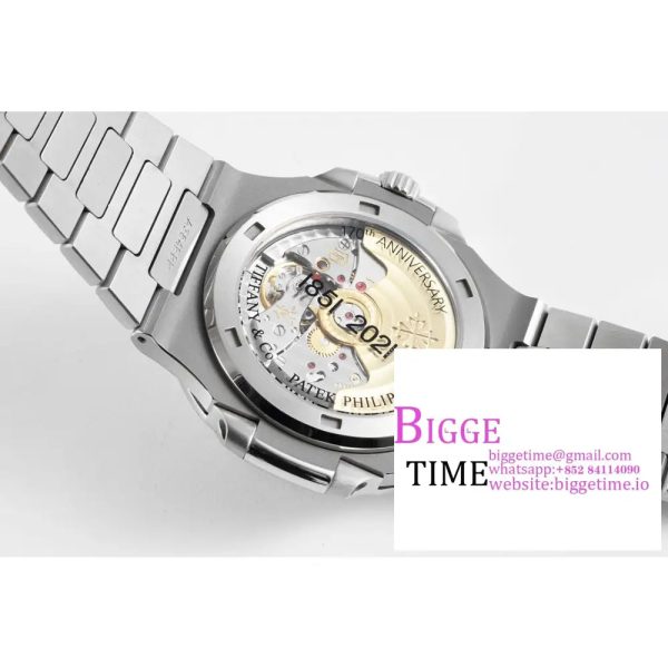 Nautilus 5711 Tiffany PPF 1:1 Best Edition Tiffany Blue Dial on SS Bracelet 324CS V4 - Image 9