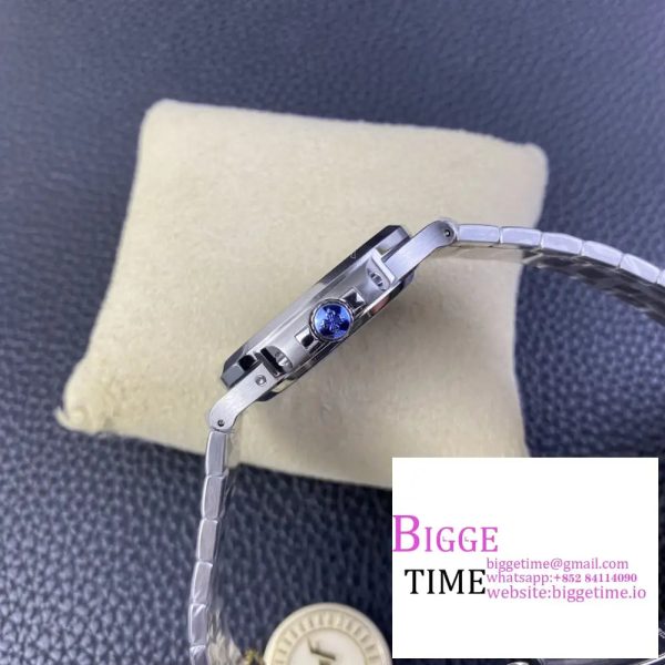 Nautilus 5712-1A 001 SS PPF 1:1 Latest and Best Edition Blue Dial on SS Bracelet A240  V4 - Image 7