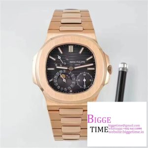 Nautilus 5712 RG PPF 1:1 Best Edition Brown Dial on RG Bracelet A240  V2