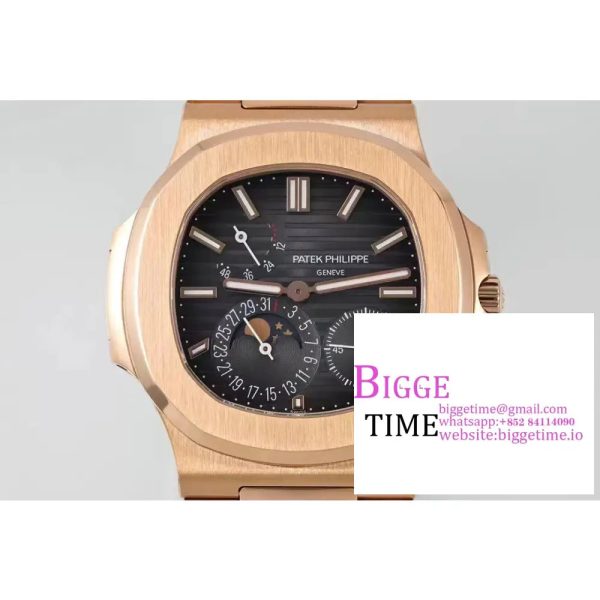 Nautilus 5712 RG PPF 1:1 Best Edition Brown Dial on RG Bracelet A240  V2 - Image 6