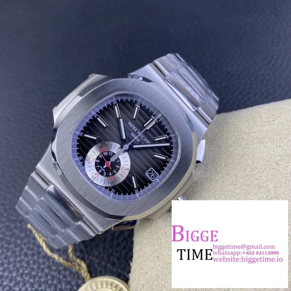 Nautilus 5980 SS PPF Best Edition Black Dial on SS Bracelet A28-520 - Image 3