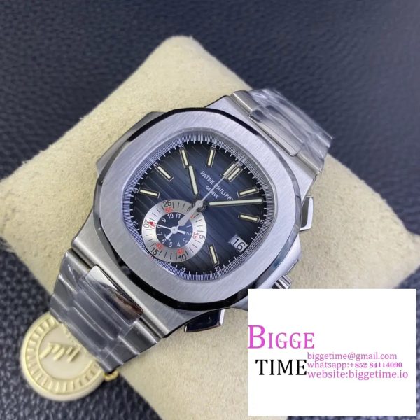 Nautilus 5980 SS PPF Best Edition Blue Dial on SS Bracelet A28-520 - Image 4