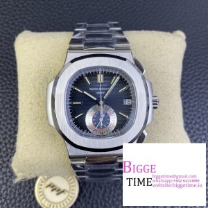 Nautilus 5980 SS PPF Best Edition Blue Dial on SS Bracelet A28-520
