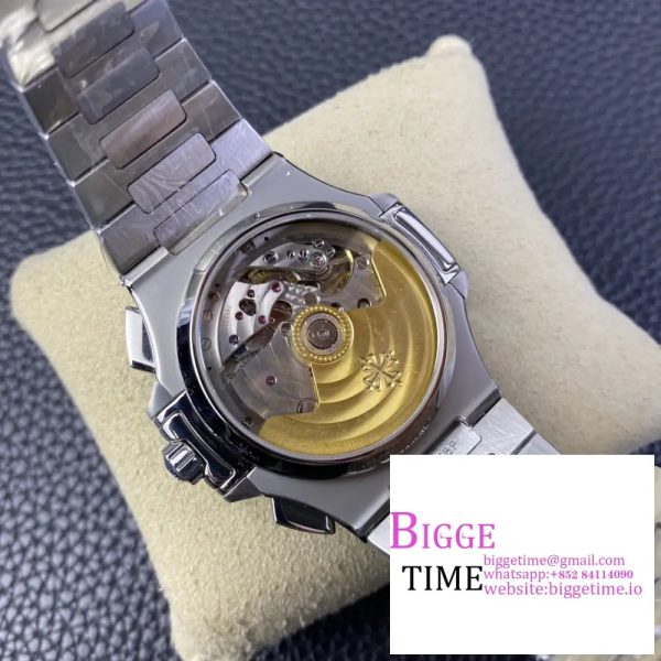 Nautilus 5980 SS PPF Best Edition White Dial on SS Bracelet A28-520 - Image 8