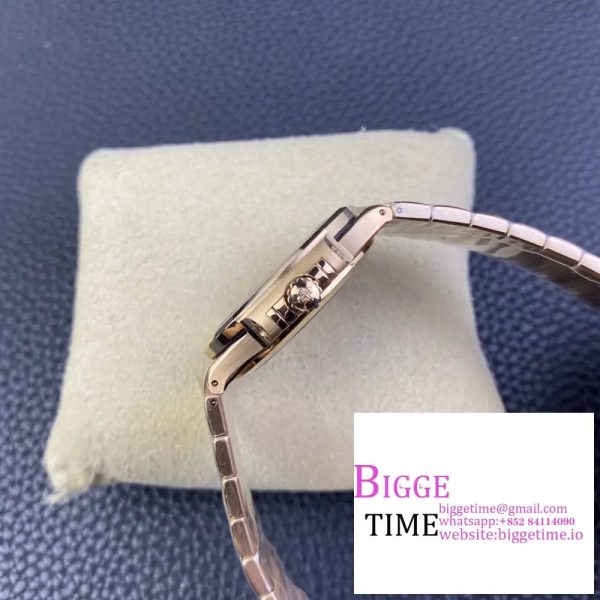 Nautilus 7118 35.2mm Ladies Diamond Bezel RG RG Dial RG Bracelet 3KF A324SC - Image 8