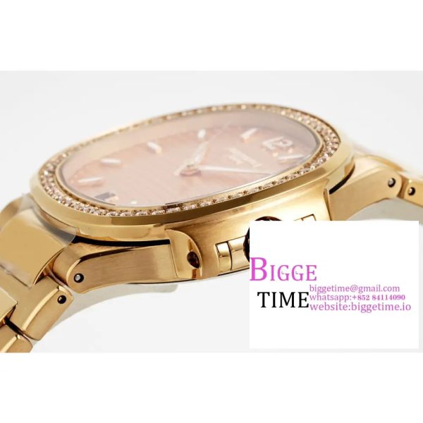Nautilus 7118 35.2mm Ladies Diamond Bezel RG RG Dial RG Bracelet PPF A324SC - Image 4