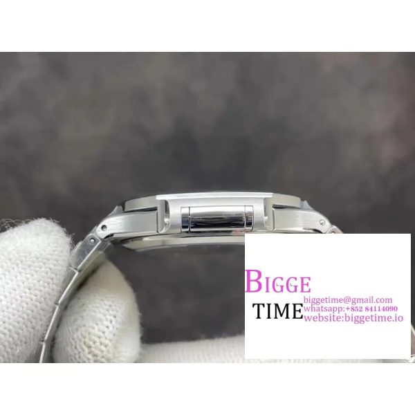 Nautilus 7118 Ladies 3KF 1:1 Best Edition Blue Dial Diamonds Bezel on SS Bracelet A324 - Image 7