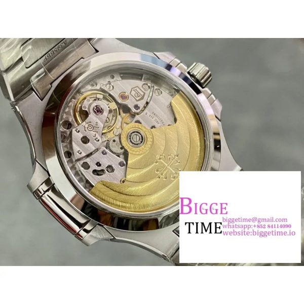 Nautilus 7118 Ladies 3KF 1:1 Best Edition Gray Dial Diamonds Bezel on SS Bracelet A324 - Image 7