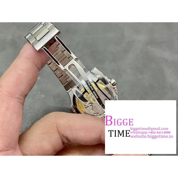 Nautilus 7118 Ladies 3KF 1:1 Best Edition Gray Dial Diamonds Bezel on SS Bracelet A324 - Image 9