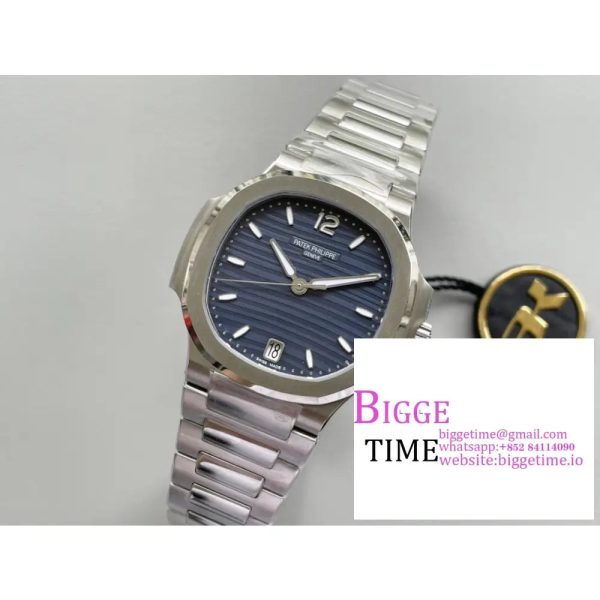 Nautilus 7118 Ladies 3KF 1:1 Best Edition Light Blue Dial on SS Bracelet A324 - Image 4