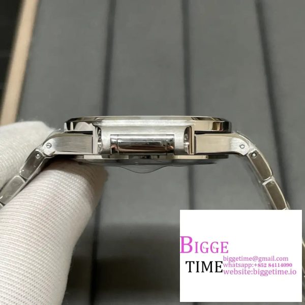 Nautilus 7118 Ladies 3KF 1:1 Best Edition White Dial Diamonds Bezel on SS Bracelet A324 - Image 8