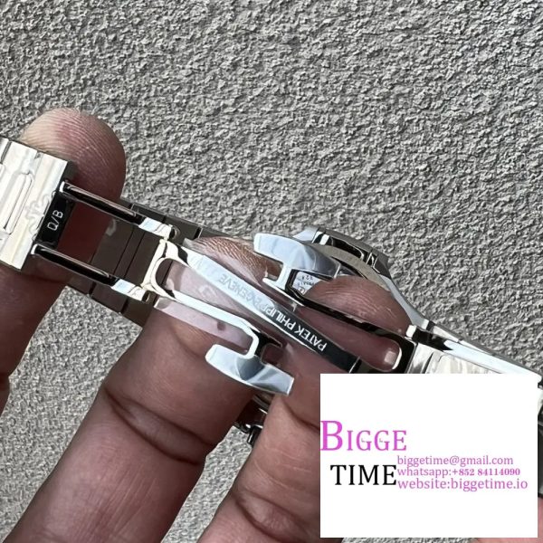 Nautilus 7118 Ladies 3KF 1:1 Best Edition White Dial on SS Bracelet A324 - Image 7