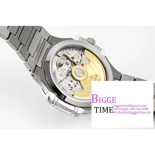 Nautilus 7118 Ladies SS PPF 1:1 Best Edition Brown Dial on SS Bracelet 324CS - Image 9