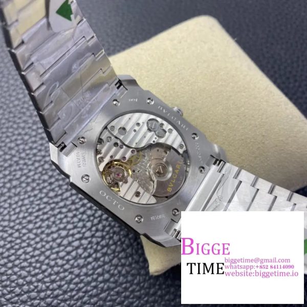 Octo Finissimo 40mm Blue Dial SS Bracelet BVF MY9015 - Image 9