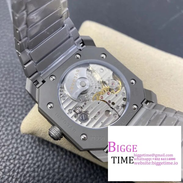 Octo Finissimo 41mm Grey Dial Grey Bracelet BVF MY9015 - Image 8