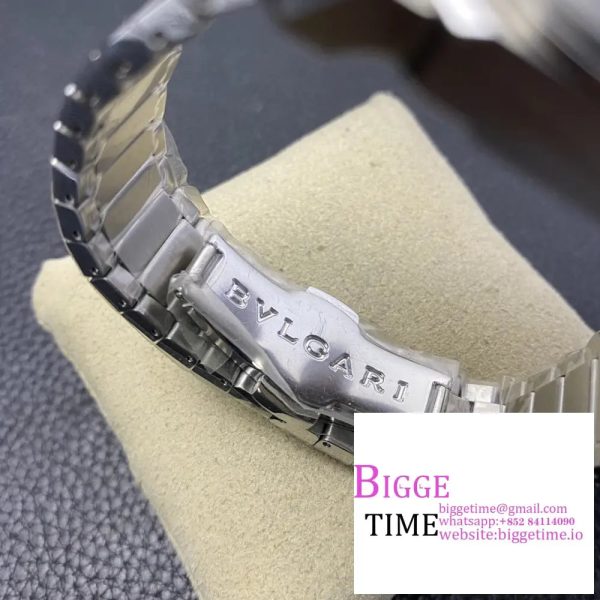 Octo Roma 41mm Black Dial SS Bracelet BVF MY9015 - Image 7