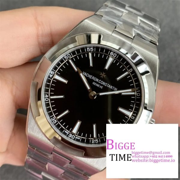Overseas Ultra-Thin 2000V XF Best Edition Black Dial on SS Bracelet A1120 - Image 4