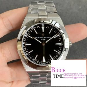 Overseas Ultra-Thin 2000V XF Best Edition Black Dial on SS Bracelet A1120