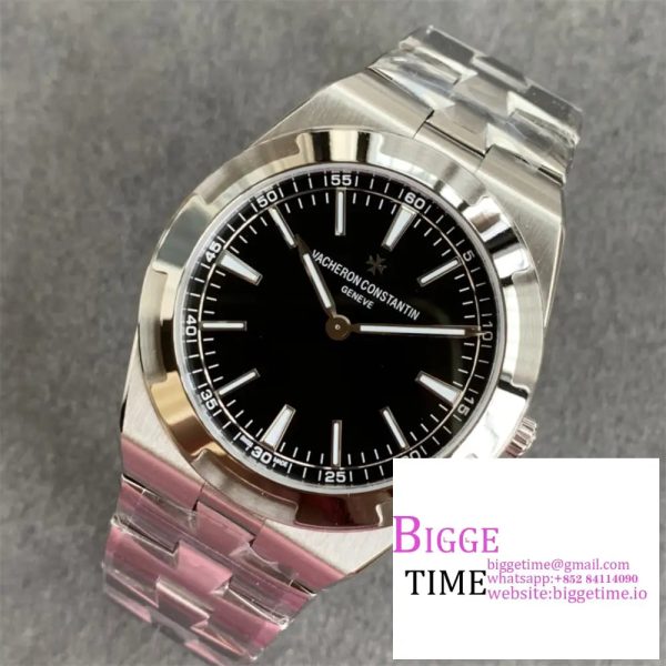 Overseas Ultra-Thin 2000V XF Best Edition Black Dial on SS Bracelet A1120 - Image 2