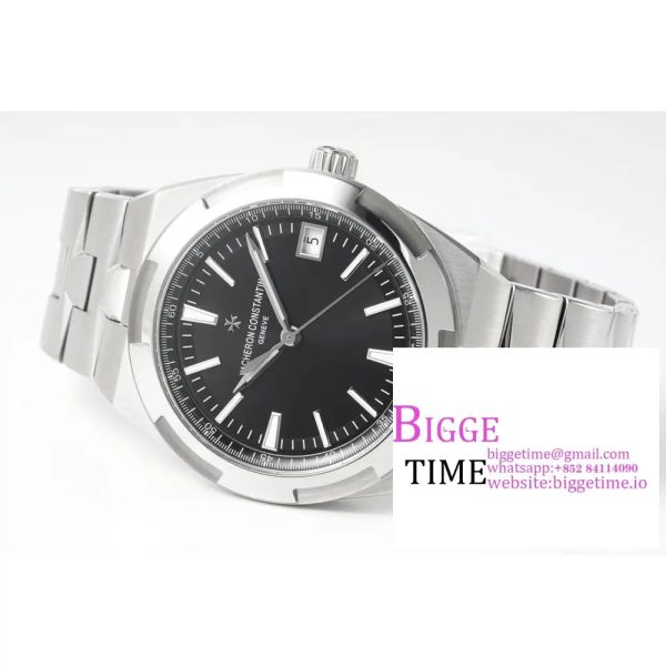 Overseas 4500V SS ZF 1:1 Best Edition Black Dial on SS Bracelet A5100 - Image 3