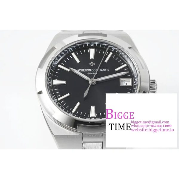 Overseas 4500V SS ZF 1:1 Best Edition Black Dial on SS Bracelet A5100 - Image 5