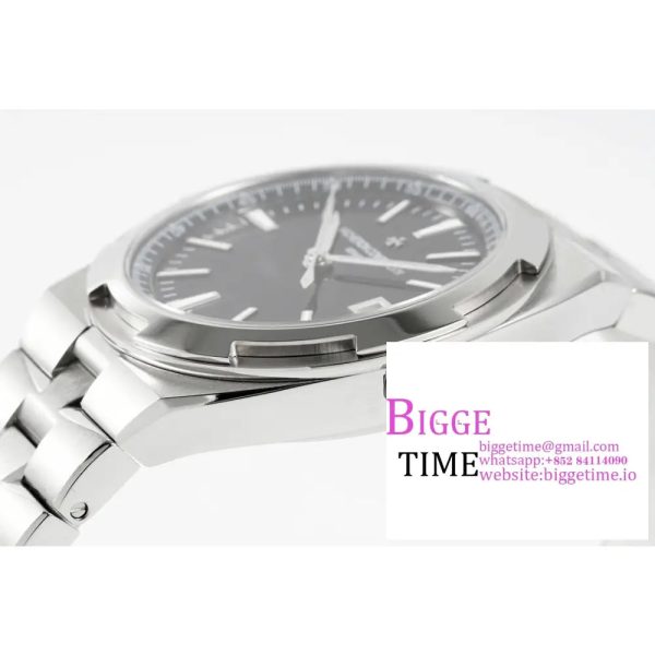 Overseas 4500V SS ZF 1:1 Best Edition Black Dial on SS Bracelet A5100 - Image 4