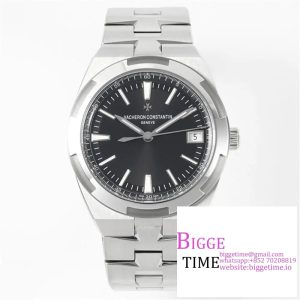 Overseas 4500V SS ZF 1:1 Best Edition Black Dial on SS Bracelet A5100