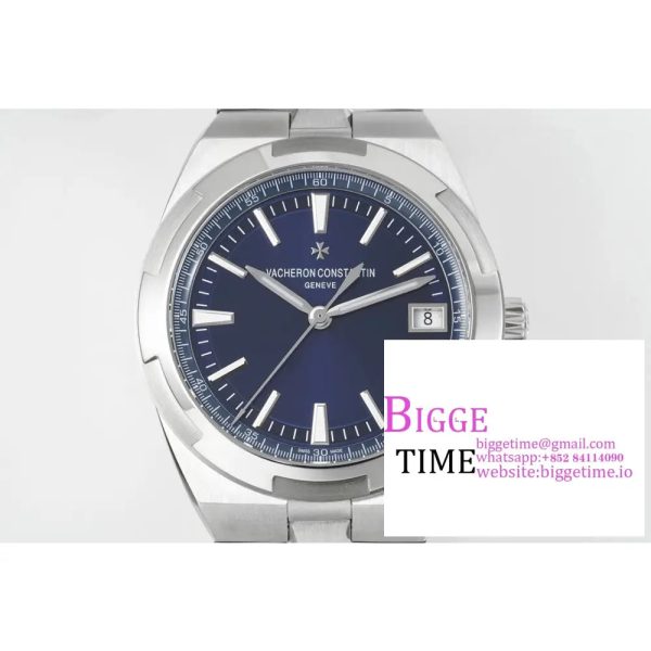Overseas 4500V SS ZF 1:1 Best Edition Blue Dial on SS Bracelet A5100 - Image 6