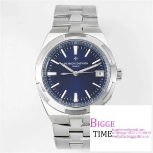 Overseas 4500V SS ZF 1:1 Best Edition Blue Dial on SS Bracelet A5100