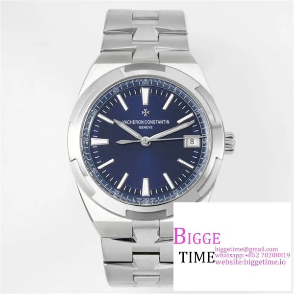Overseas 4500V SS ZF 1:1 Best Edition Blue Dial on SS Bracelet A5100