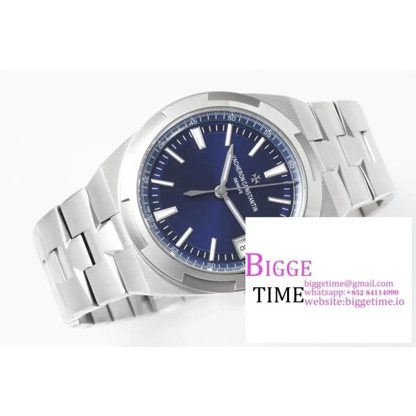 Overseas 4500V SS ZF 1:1 Best Edition Blue Dial on SS Bracelet A5100 - Image 3