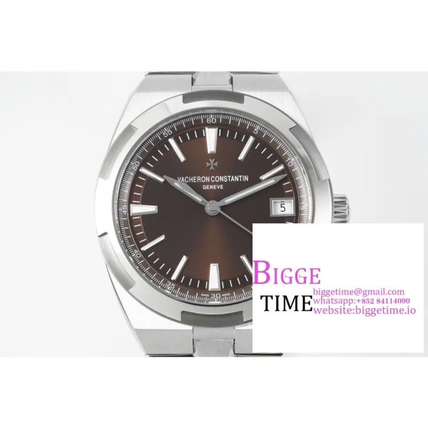 Overseas 4500V SS ZF 1:1 Best Edition Brown Dial on SS Bracelet A5100 - Image 3