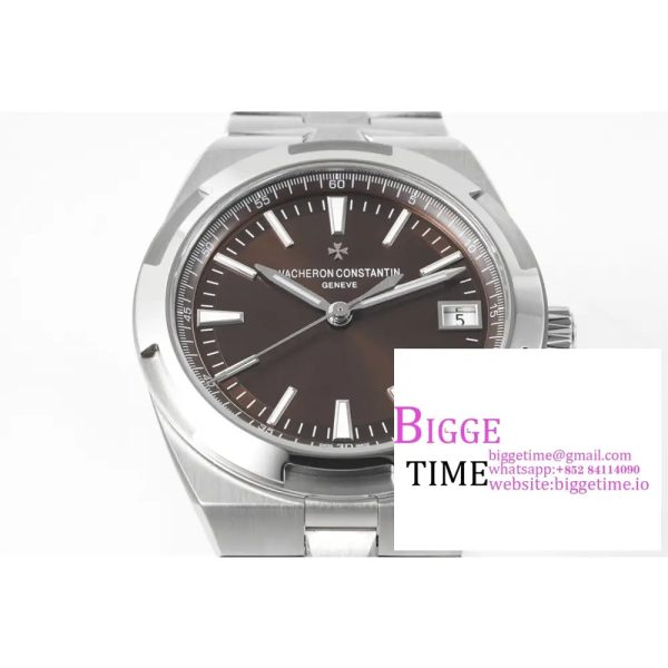Overseas 4500V SS ZF 1:1 Best Edition Brown Dial on SS Bracelet A5100 - Image 2