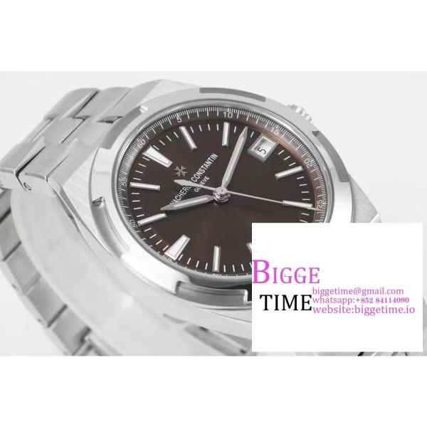 Overseas 4500V SS ZF 1:1 Best Edition Brown Dial on SS Bracelet A5100 - Image 5
