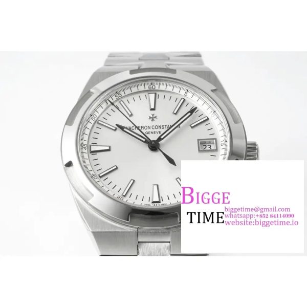Overseas 4500V SS ZF 1:1 Best Edition Silver Dial on SS Bracelet A5100 - Image 2