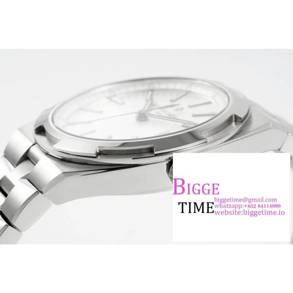 Overseas 4500V SS ZF 1:1 Best Edition Silver Dial on SS Bracelet A5100 - Image 4