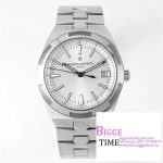 Overseas 4500V SS ZF 1:1 Best Edition Silver Dial on SS Bracelet A5100