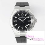Overseas 47040 SS PPF 1:1 Best Edition Black Textured Dial on Black Rubber Strap A1226