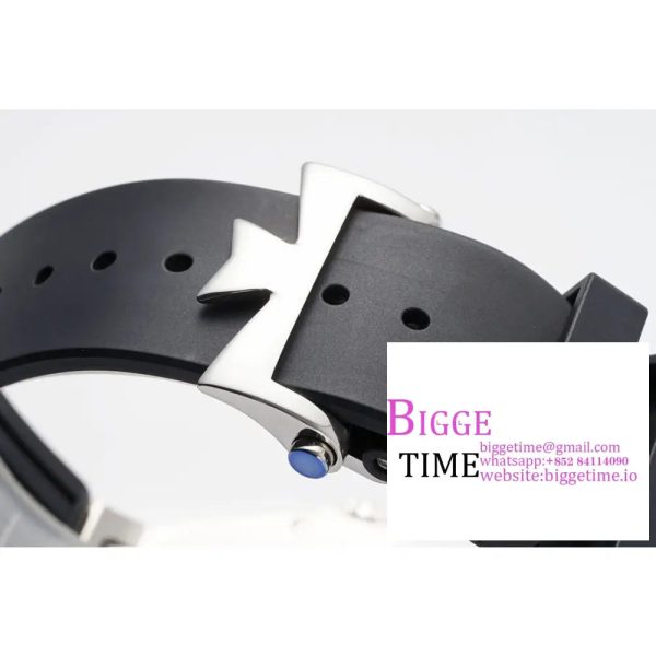Overseas 47040 SS PPF 1:1 Best Edition Gray Dial on Black Rubber Strap A1226 - Image 8