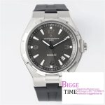 Overseas 47040 SS PPF 1:1 Best Edition Gray Dial on Black Rubber Strap A1226