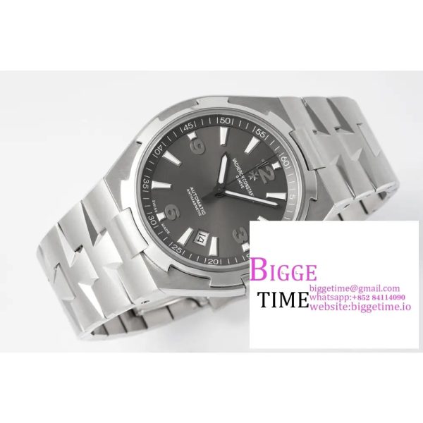 Overseas 47040 SS PPF 1:1 Best Edition Gray Dial on SS Bracelet A1226 - Image 2