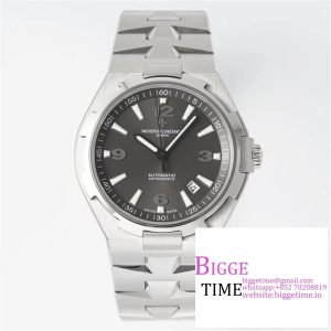 Overseas 47040 SS PPF 1:1 Best Edition Gray Dial on SS Bracelet A1226