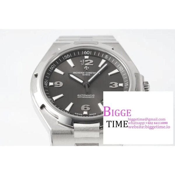 Overseas 47040 SS PPF 1:1 Best Edition Gray Dial on SS Bracelet A1226 - Image 3