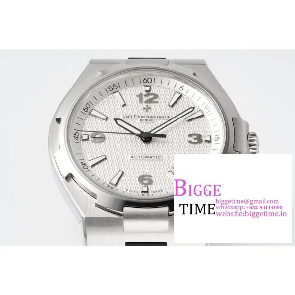 Overseas 47040 SS PPF 1:1 Best Edition White Textured Dial on Black Rubber Strap A1226 - Image 6