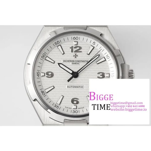 Overseas 47040 SS PPF 1:1 Best Edition White Textured Dial on Black Rubber Strap A1226 - Image 5