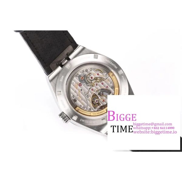 Overseas Tourbillon 42.5mm 6000V Blue Dial Blue Leather Strap BBRF Tourb - Image 9