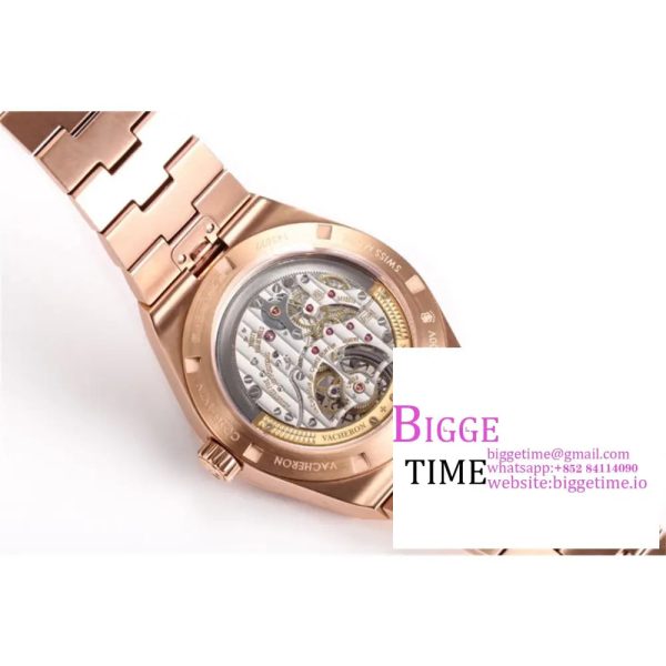 Overseas Tourbillon Ref 6000V RG BBRF 1:1 Best Edition Blue Dial on RG Bracelet Tourb - Image 9