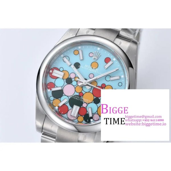 Oyster Perpetual 124300 41mm Clean 1:1 Best Edition 904L Steel Celebration Dail on SS Bracelet VR3230 - Image 2