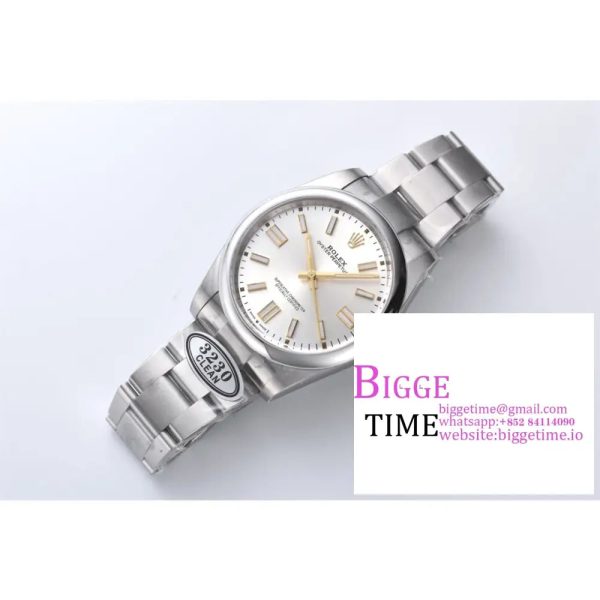 Oyster Perpetual 124300 41mm Clean Factory 1:1 Best Edition 904L Steel Silver Dial VR3230 - Image 3